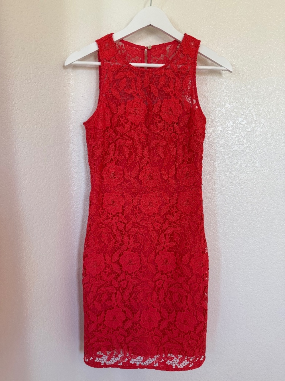 J. Crew Collection Poppy (Red/Orange) Lace Midi Sheath Dress Size 00